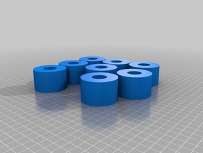 8-skateboard-Räder 3d drucken 3d print model - Mito3D