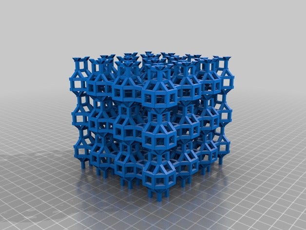 las estructuras internas de sla dlp sls estilo impresión 3d 3D print model - Mito3D