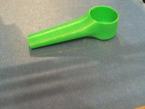 powder scoop kitchen dining funnel cup 3d print model - Mito3D