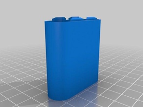 3 aaa battery case containers customized 3d print model - Mito3D