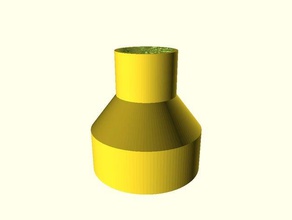 shopvac adaptador de la manguera sierra banda reemplazo partes 3d print model - Mito3D