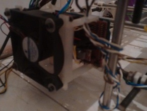 ramps fan bracket 80x80 large 3d printer parts 3d print model - Mito3D