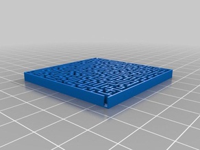 mon personnalisés aléatoire labyrinthe générateur de base puzzles 3d print model - Mito3D