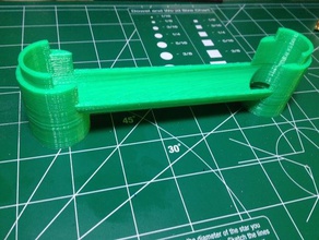 Kugelbahn Rampe spacer Knolle - Spielzeug Spiele 3d print model - Mito3D