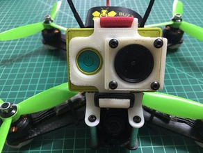 xiaomi yi de protection l'objectif la caméra drone gopro qav qav210 quadricoptère 3d print model - Mito3D