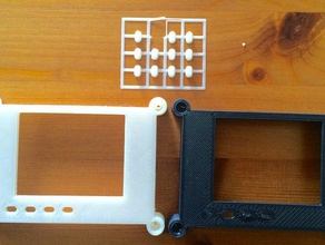 dokunmatik tft kapak elektronik lcd ekran openscad raspberry pi case 3d print model - Mito3D