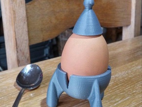 spazio uovo di pasqua cap cucina pranzo 3d print model - Mito3D