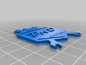 portachiavi-pad-design Zubehör 3d print model - Mito3D