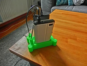 smartphone station de chargement couples d'énergie la mobile le chargeur petite amie à portée main loader relation stand 3d print model - Mito3D