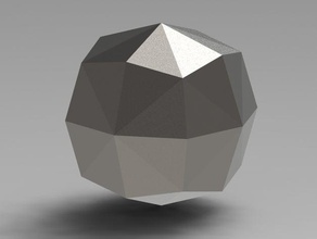 disdyakis dodecahedron sort math art 3d print model - Mito3D