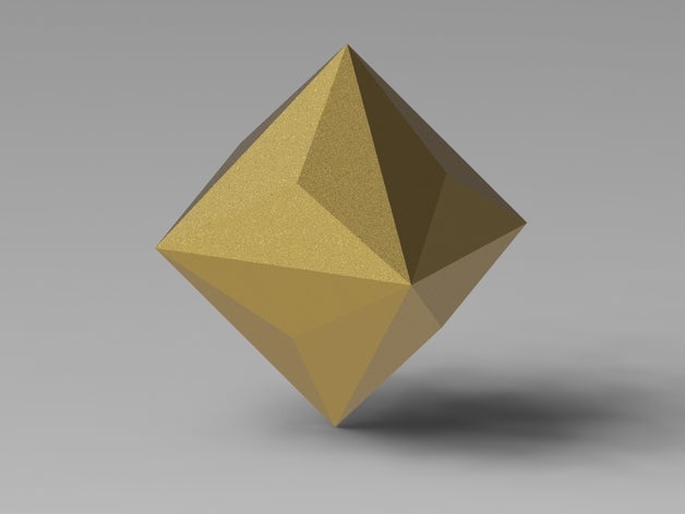 triakis octaèdre les mathématiques l'art 3D print model - Mito3D