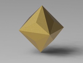triakis octaedro matemática arte 3d print model - Mito3D