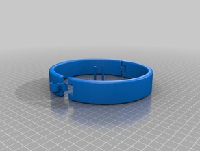 my customized cuff collar customizer bracelets 3d print model - Mito3D