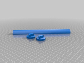minifig tp holder rod other 3d print model - Mito3D