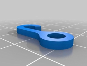 solo anzuelo simple partes 3d print model - Mito3D