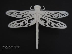 dragonfly models bug insect nature polyprint 3d print model - Mito3D