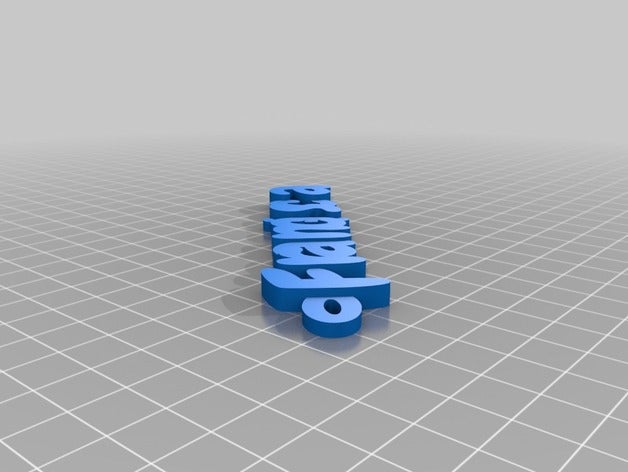 francisca organizzazione personalizzato 3D print model - Mito3D