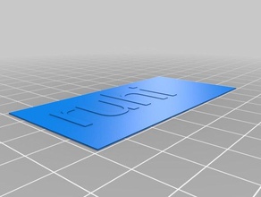 meu nome personalizado placa sinais logotipos 3d print model - Mito3D