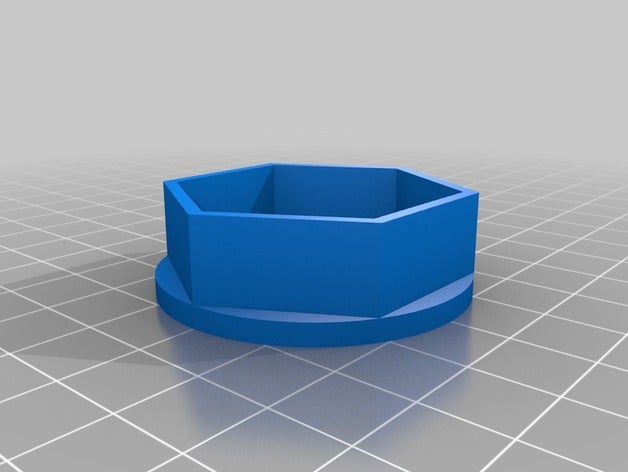 nouveau cc 20mm hex cuisine à manger personnalisé 3D print model - Mito3D