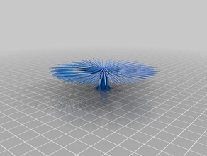 v1 meine angepasste super Blumen drooloop Blumen- Kunst 3d print model - Mito3D