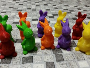 easter bunny decor 3d print model - Mito3D