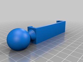 minha personalizado a junção de esfera do telefone montagem em tripé câmara 3d print model - Mito3D