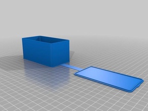 dominos rectangulaire les conteneurs personnalisé 3d print model - Mito3D