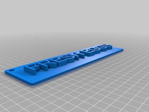 il mio personalizzato nome intelligente tag i segni loghi 3d print model - Mito3D