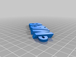 mar organização personalizado 3d print model - Mito3D