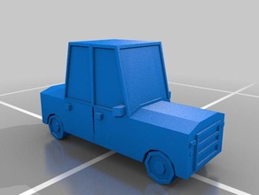 baja poli coche los juguetes juegos 3d print model - Mito3D