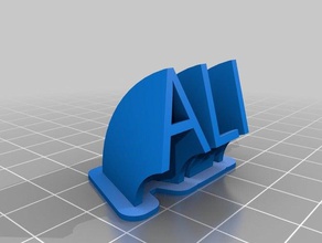 ali office personalizzato 3d print model - Mito3D