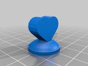 cuore di base 3d print model - Mito3D