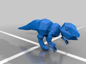 dino bot le creature animali robot 3d print model - Mito3D