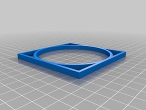 calibração círculo quadrado mini 3d impressão testes personalizado 3d print model - Mito3D