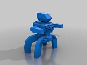 ölüm getiren robot yaratıklar kıyamet sci-fi 3d print model - Mito3D