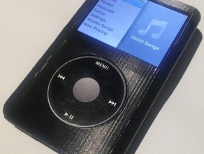 ipod classic 160gb caso áudio 3d print model - Mito3D