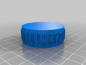 cryptex de la banda las pulseras personalizado 3d print model - Mito3D