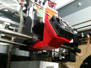 da vinci 10a duto do ventilador we3dv6 impressão 3d print model - Mito3D