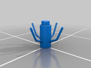 flacon goutte à rack 3d l'impression 3d print model - Mito3D