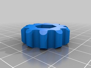 mi personalizados dedo anillo de apriete tuercas hexagonales herramientas 3d print model - Mito3D