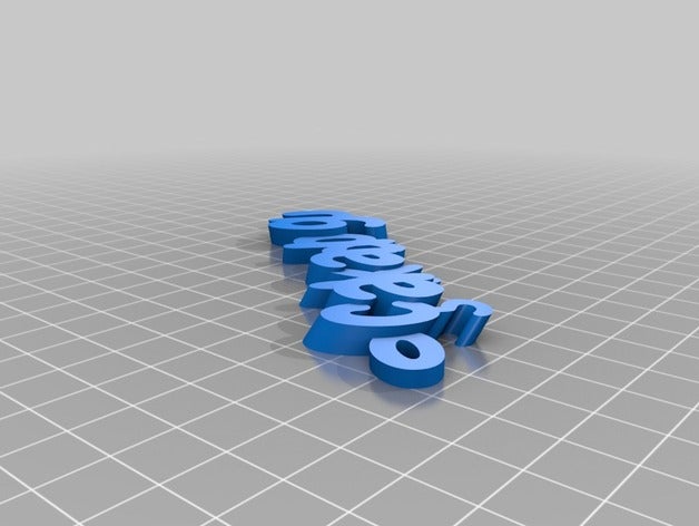 cakadou mavi organizasyon özelleştirilmiş 3D print model - Mito3D
