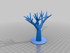 customized rounded tree models 3d print model - Mito3D