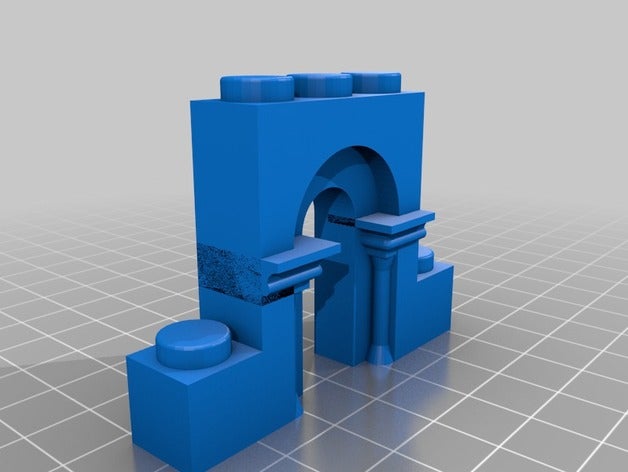 ventana campanario catedral zamora 2&ordfaltura Bau - Spielzeug exin castillos 3D print model - Mito3D