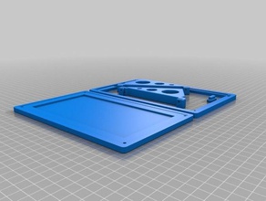 fastbot 7 inch lcd mount cover 3d printer parts 3d print model - Mito3D