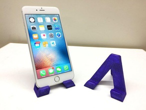 téléphone simple support de table mobile stand pour tablette 3d print model - Mito3D