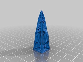 kerries Fraktale math Kunst angepasst 3d print model - Mito3D