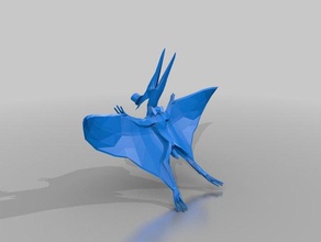sir ptérodactyle sculptures 3d print model - Mito3D