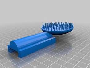 handy dandy escova de cabelo 3d impressão enablecreatetime1 3d print model - Mito3D