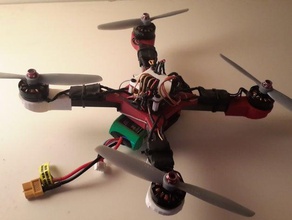 quadx rc veículos quadcopter 3d print model - Mito3D