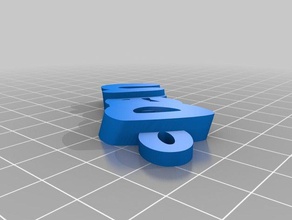 el decano llaveros personalizado 3d print model - Mito3D